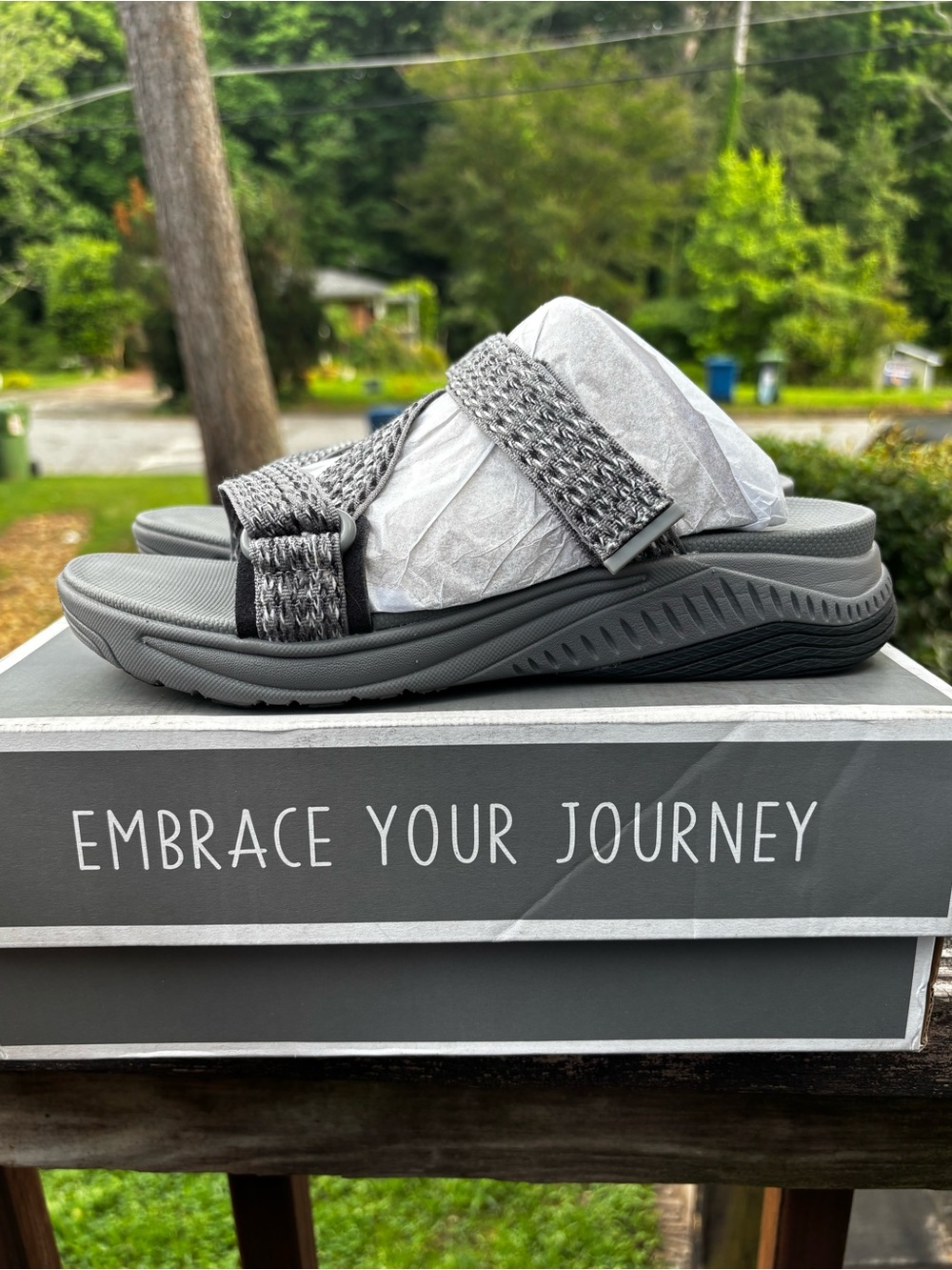 Dansko Rosette gray web strappy comfort sport sandals new in box euro 37 6.5-7 - Picture 4 of 16